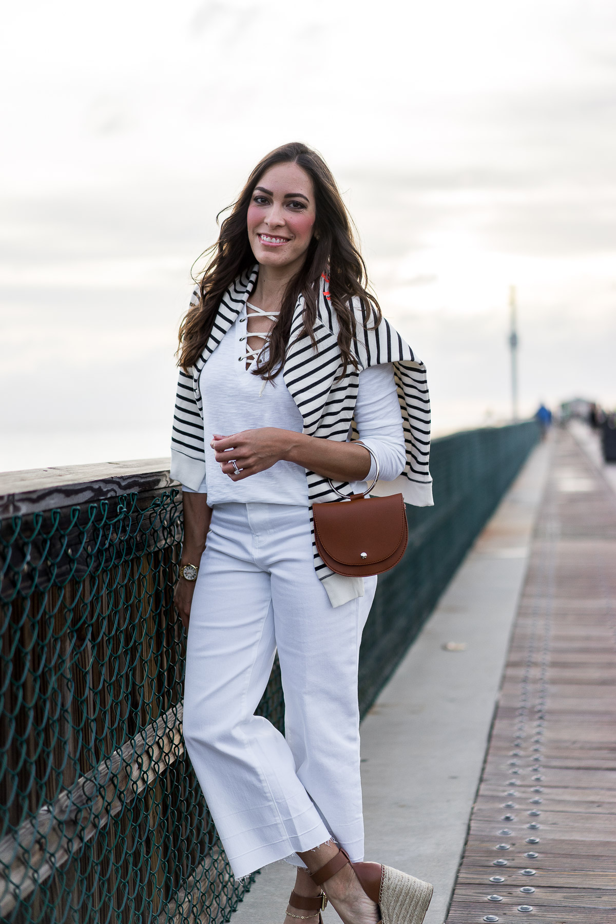 old navy striped jeans